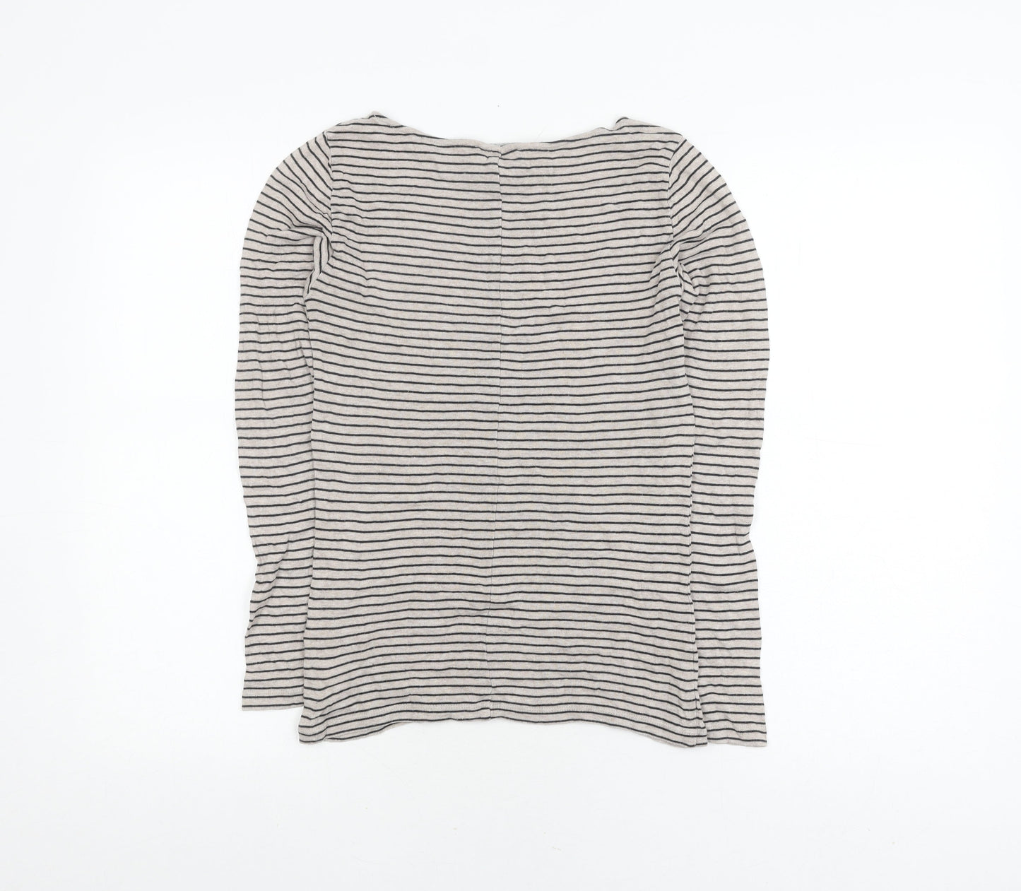 Womens UK Size 6 The White Company Grey Basic T-Shirt