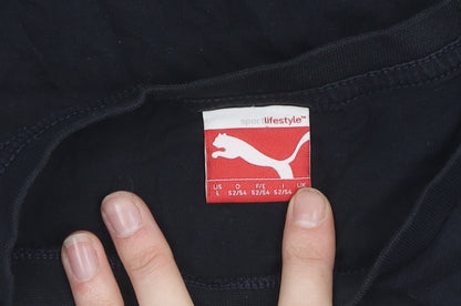 Puma Men's Black Sports T-Shirt, Size L, 2010 Graphic