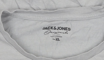 Mens UK Size XL JACK & JONES Grey  T-Shirt