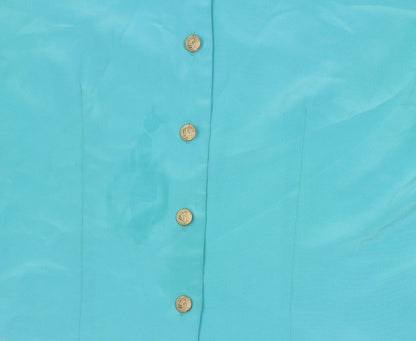 Womens UK Size 16 canda Blue Basic Blouse