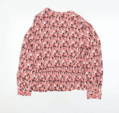 Womens UK Size 12 Marks and Spencer Pink  Blouse