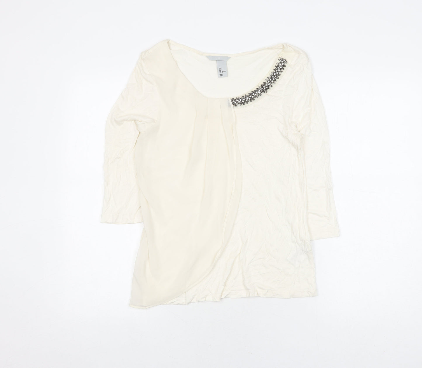 Womens UK Size S H&M White  Blouse
