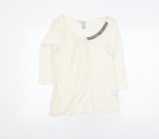 Womens UK Size S H&M White  Blouse