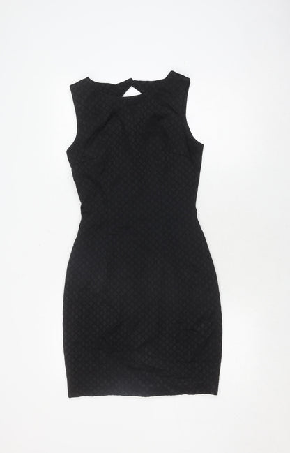 H&M Women's Black Sleeveless Sheath Dress