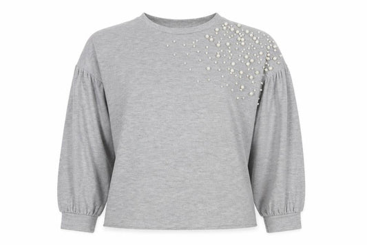 Womens UK Size 10 Stradivarius Grey Pullover Jumper