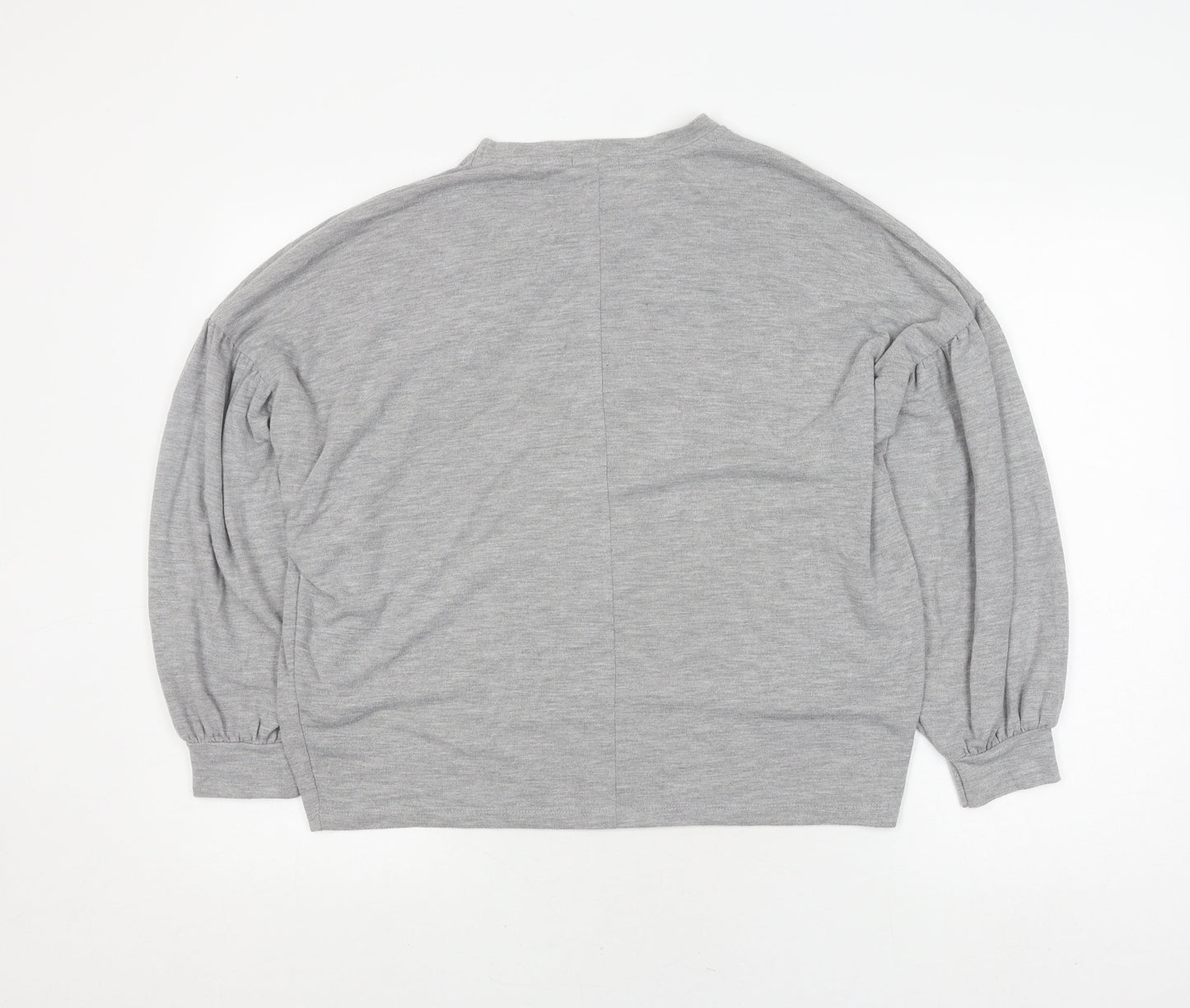 Womens UK Size 10 Stradivarius Grey Pullover Jumper