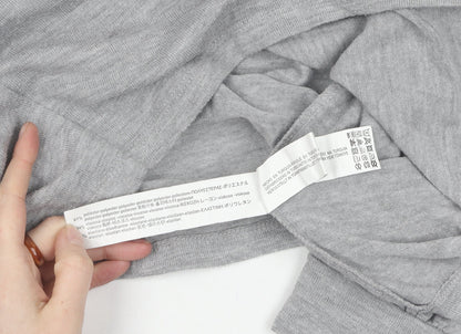 Womens UK Size 10 Stradivarius Grey Pullover Jumper