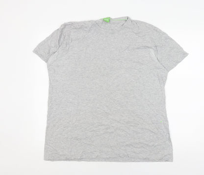 Mens UK Size 2XL HUGO BOSS Grey  T-Shirt