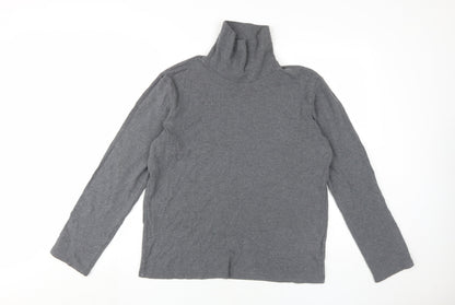 Unisex Adults UK Size M Uniqlo Grey Jersey T-Shirt