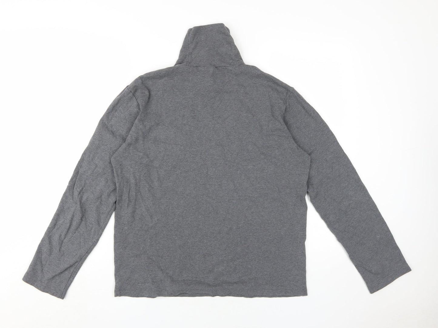 Unisex Adults UK Size M Uniqlo Grey Jersey T-Shirt