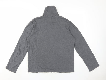 Unisex Adults UK Size M Uniqlo Grey Jersey T-Shirt