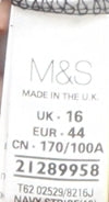 Womens UK Size 16 Marks and Spencer Multicoloured Basic T-Shirt