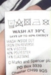 Womens UK Size 16 Marks and Spencer Multicoloured Basic T-Shirt
