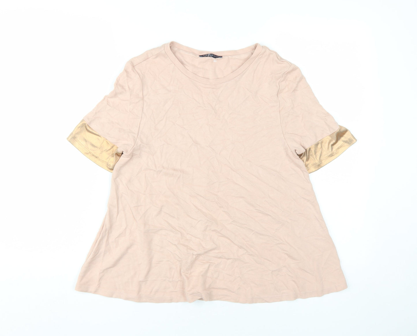 Womens UK Size 8 Marks and Spencer Pink Basic T-Shirt