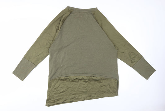 Zara Women’s Green Basic T-Shirt UK Size 2