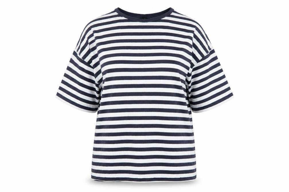 Womens UK Size 10 Autograph Blue Basic T-Shirt