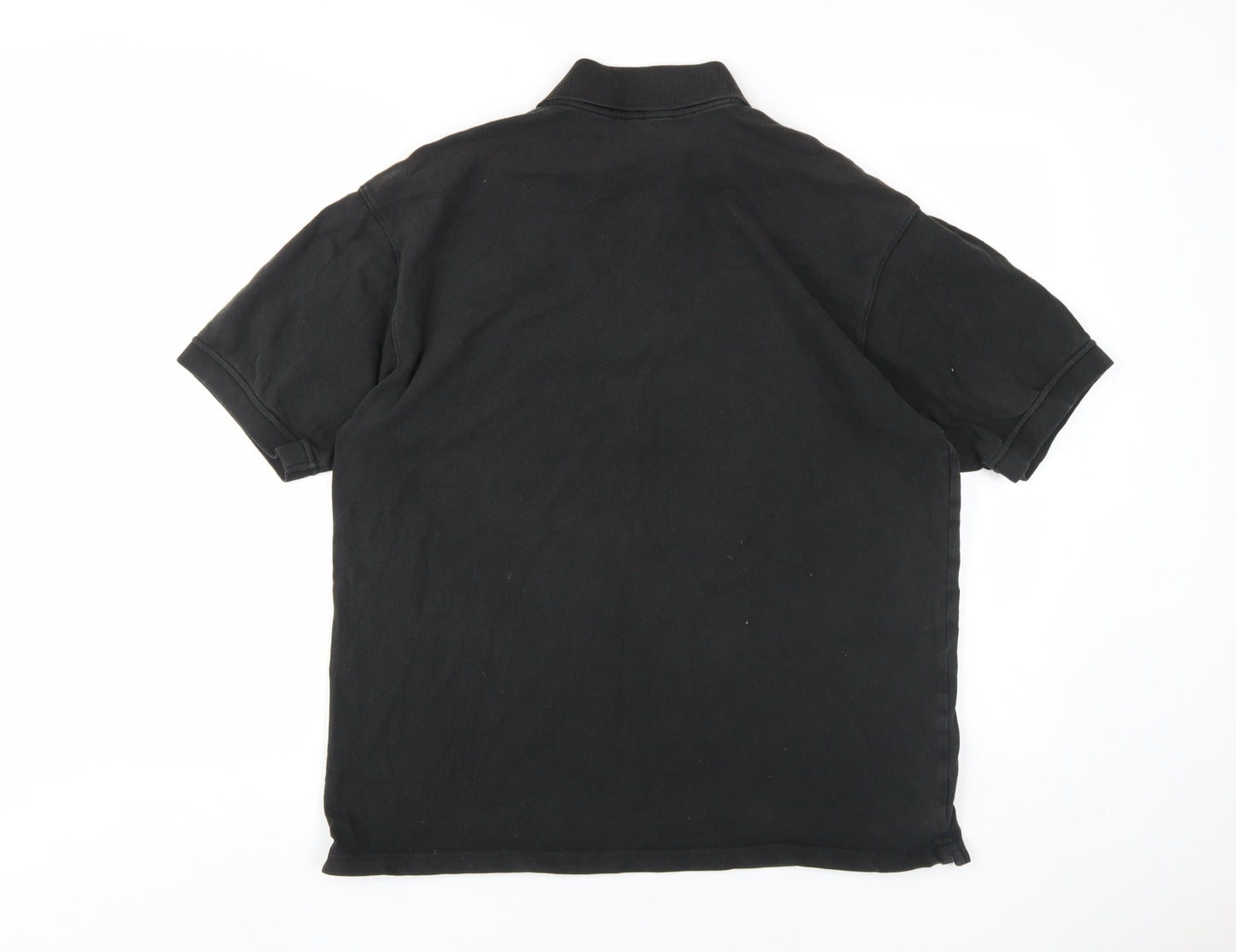 Marks and Spencer Men's Black Polo M Solid