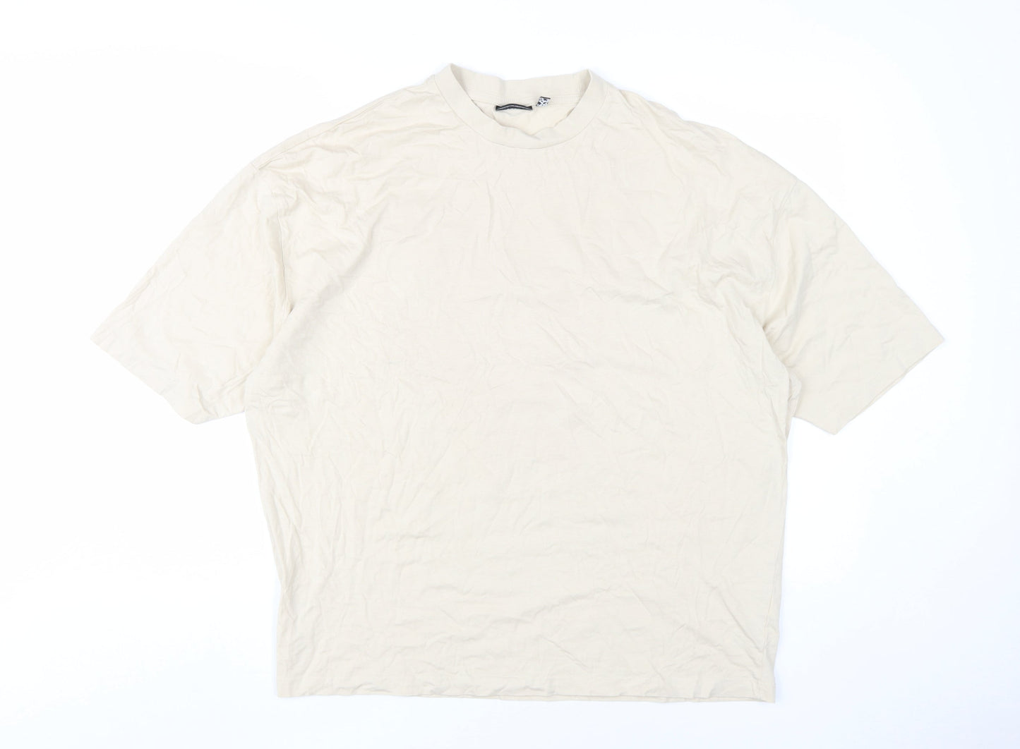 Mens UK Size M ASOS DESIGN Beige  T-Shirt
