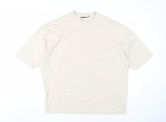 Mens UK Size M ASOS DESIGN Beige  T-Shirt