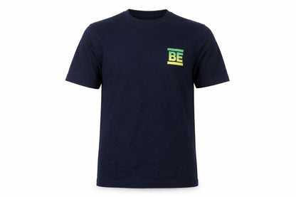 Mens UK Size S Earth Positive Blue  T-Shirt