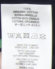 Mens UK Size S Earth Positive Blue  T-Shirt