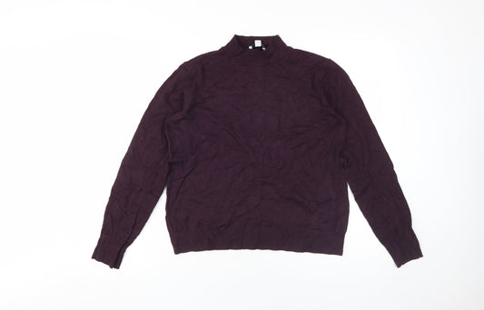 Womens UK Size 12 Warehouse Purple Pullover Jumper