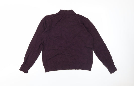 Womens UK Size 12 Warehouse Purple Pullover Jumper