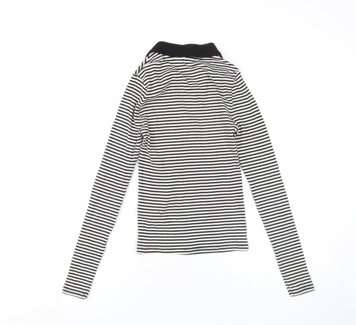 Womens UK Size 6 New Look Black Basic Polo