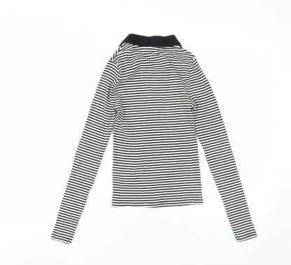 Womens UK Size 6 New Look Black Basic Polo