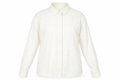 Womens UK Size 12 Damart Ivory Basic Button-Up