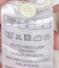 Damart Women's Ivory Button-Up Size 10 Classic Shirt