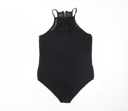 Lipsy Women's Black Bodysuit Size 14 - Essential Style