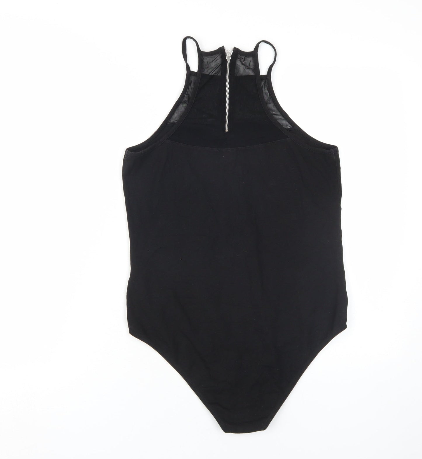 Lipsy Women's Black Bodysuit Size 14 - Essential Style