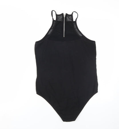 Lipsy Women's Black Bodysuit Size 14 - Essential Style