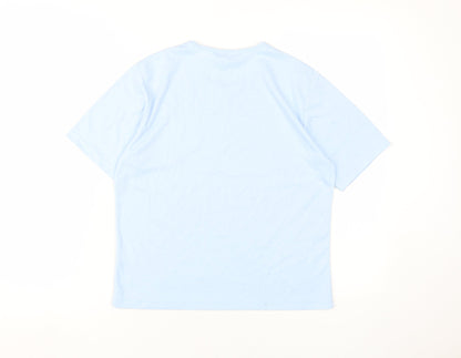 Womens UK Size M TIGI Blue Basic T-Shirt