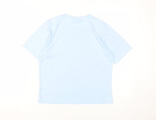 Womens UK Size M TIGI Blue Basic T-Shirt
