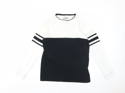 Marks and Spencer Boys Colourblock Long Sleeve Pullover 12-13