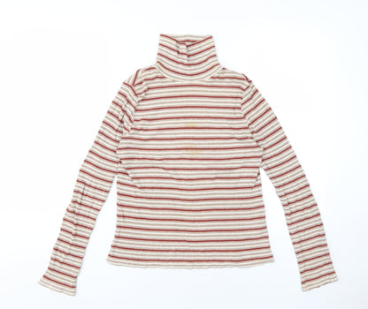 Miss Selfridge Women's Multicoloured Striped Tunic Blouse