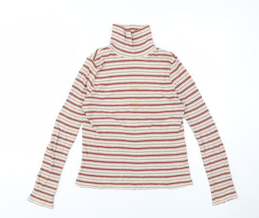 Miss Selfridge Women's Multicoloured Striped Tunic Blouse