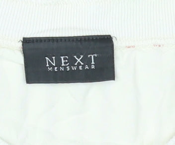 T-Shirt NEXT Henley Stripe Men's M Multicoloured