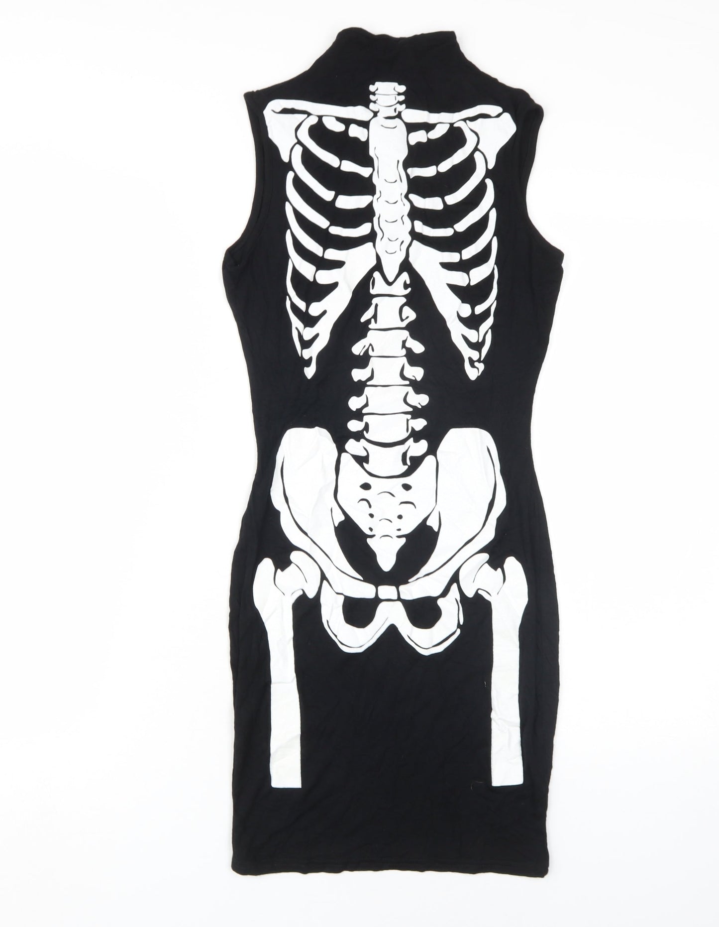 Nasty Gal Women Black 8 Bodycon Skeleton Dress