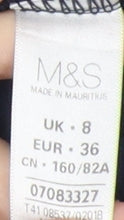 Womens UK Size 8 Marks and Spencer Blue Basic T-Shirt