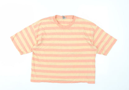 Womens UK Size 6 ASOS Orange Basic T-Shirt
