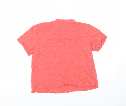 Unisex Adults UK Size S American Eagle Red Basic T-Shirt