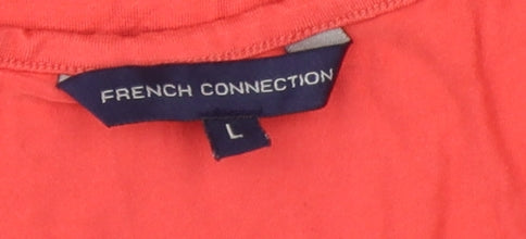 French Connection Women's Red Tank, Size L - Basic Casual
