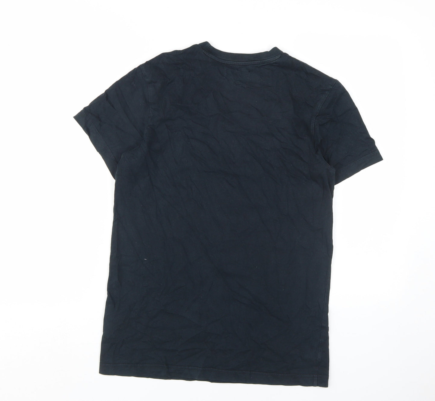 Adidas Men's Black Graphic Print T-Shirt, Size S, Cotton