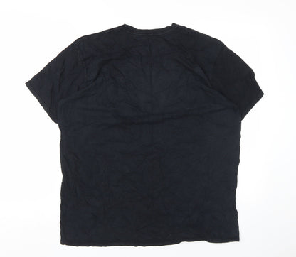 Mens UK Size XL Friends Black  T-Shirt