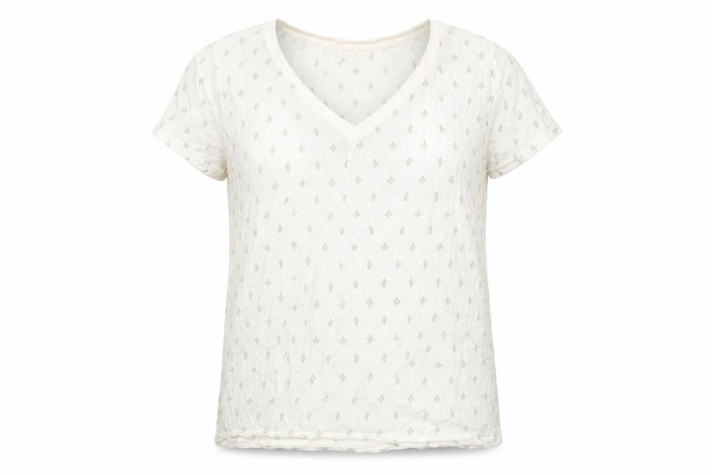 Womens UK Size S Gap Ivory Basic T-Shirt
