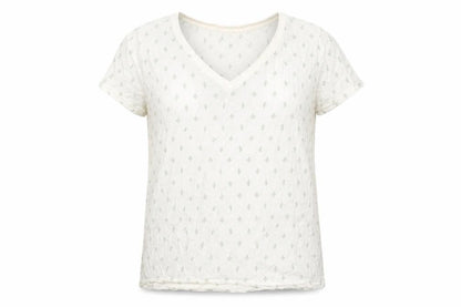 Womens UK Size S Gap Ivory Basic T-Shirt