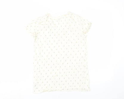 Womens UK Size S Gap Ivory Basic T-Shirt